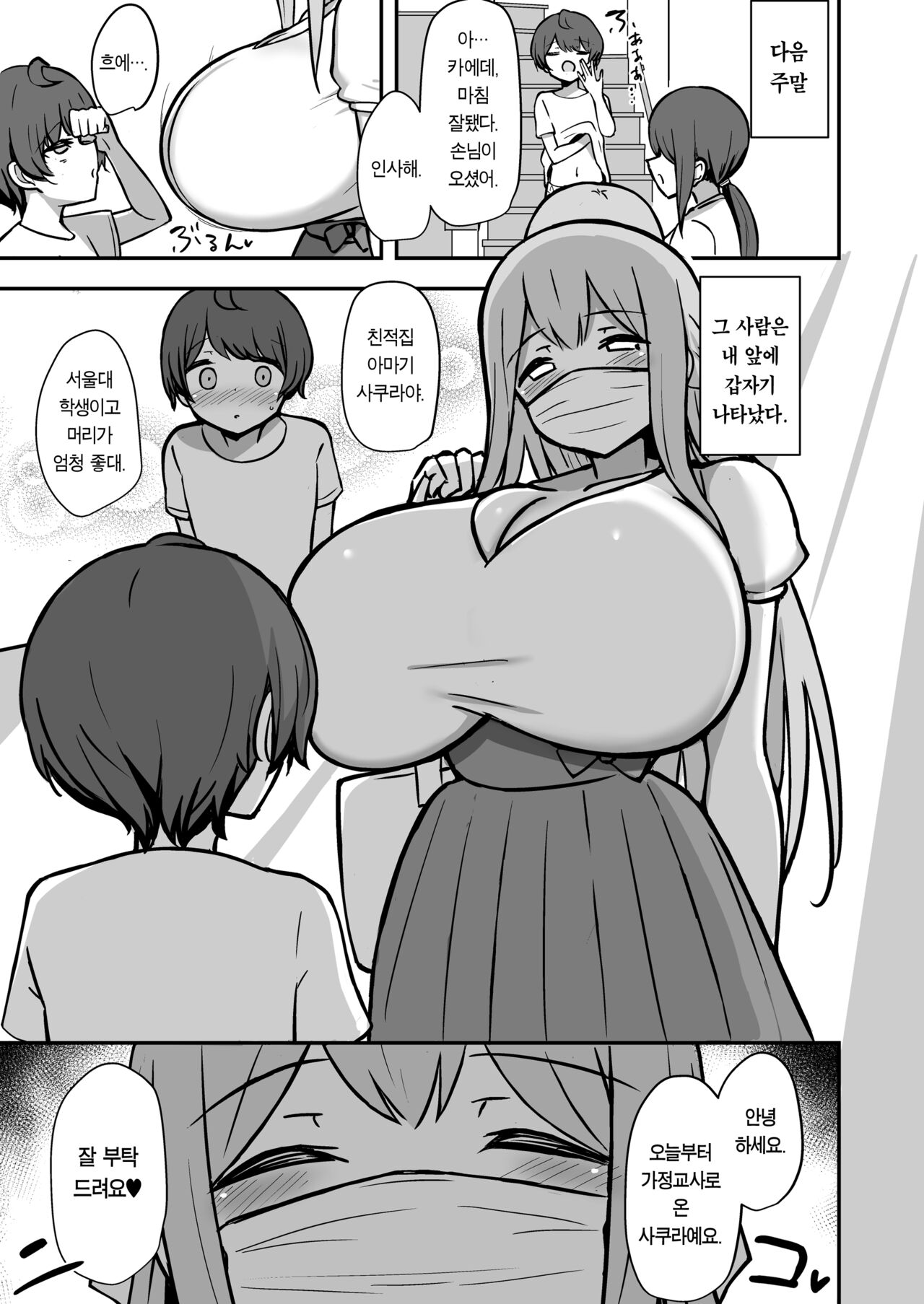 Boku to Onee-san no Kimochii Obenkyou | 나와 누나의 기분 좋은 공부 page 7 full