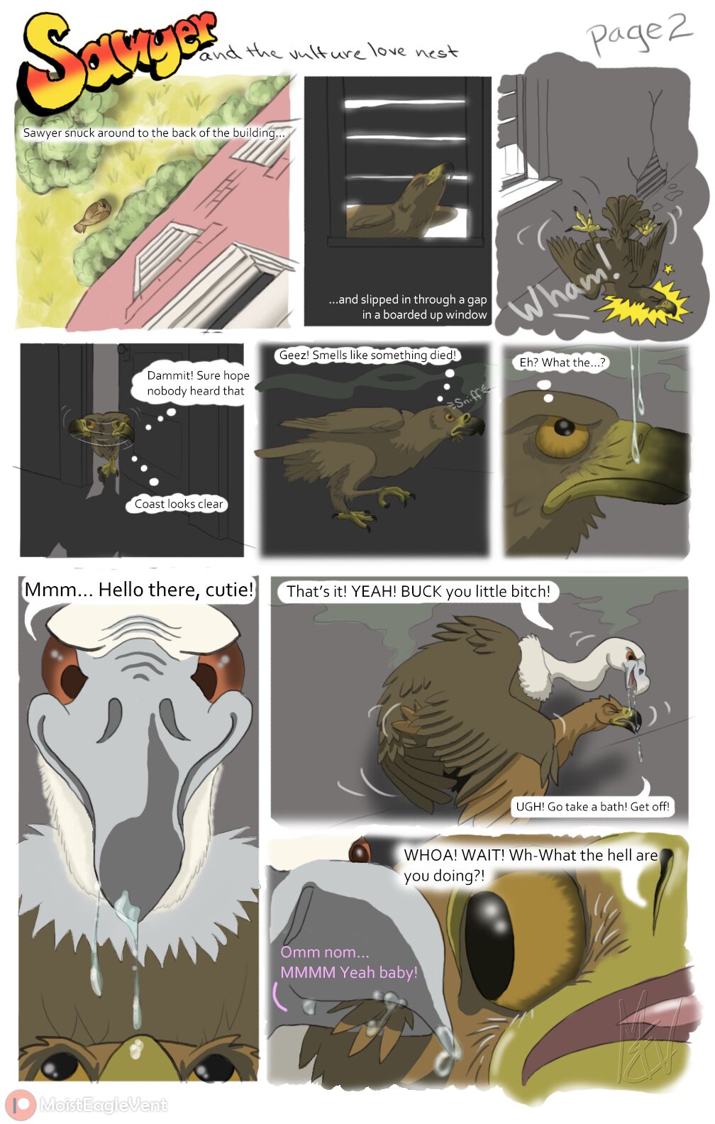 Sawyer and the Vulture Love Nest page 2 full