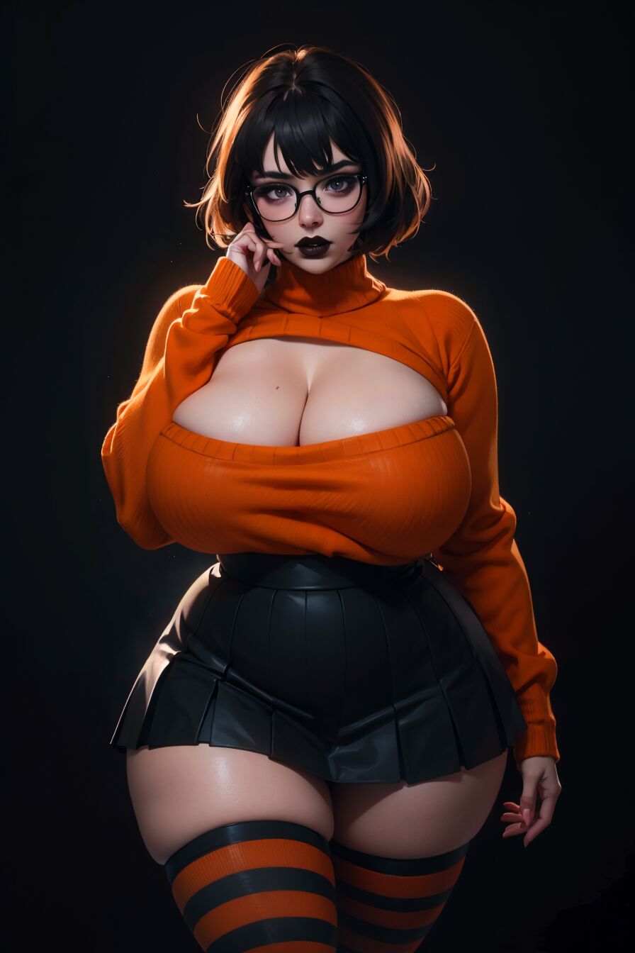 goth velma dinkley #2 ai generated page 5 full