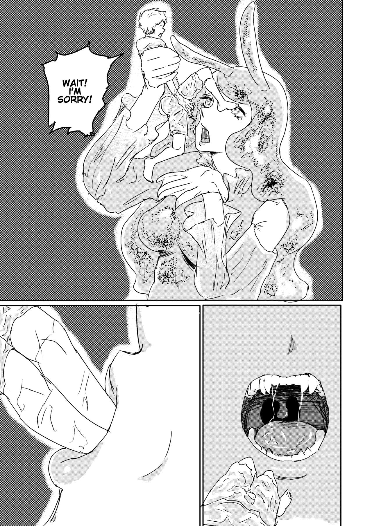 Mikane and the Sea Woman Vore Doujin page 3 full