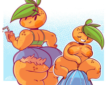 [Xeleth / various] Gina the Orange Gal cover