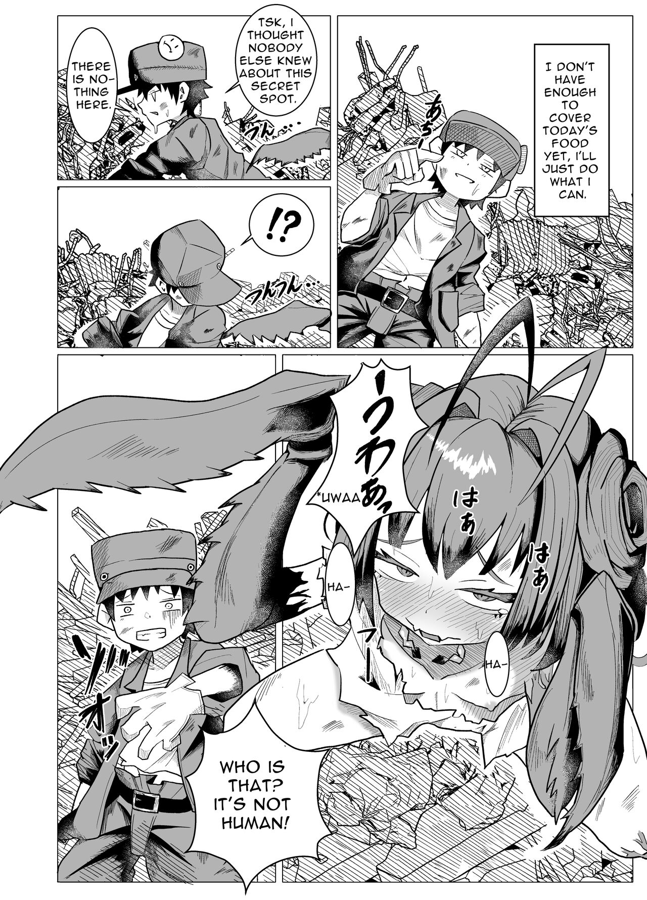Kamakiri-chan wa Seiyoku to Shokuyoku ni Katenai | Mantis Girl Cannot Overcome Her Desire To Procreate & Feed page 4 full