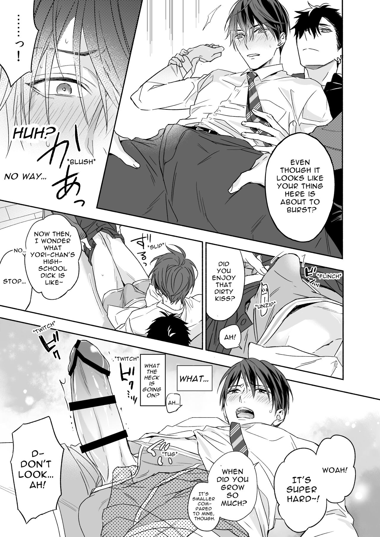 Tachi to Neko Docchi ga Ii no? | Top or Bottom? ~Sweaty 3-Way Sex~ page 11 full