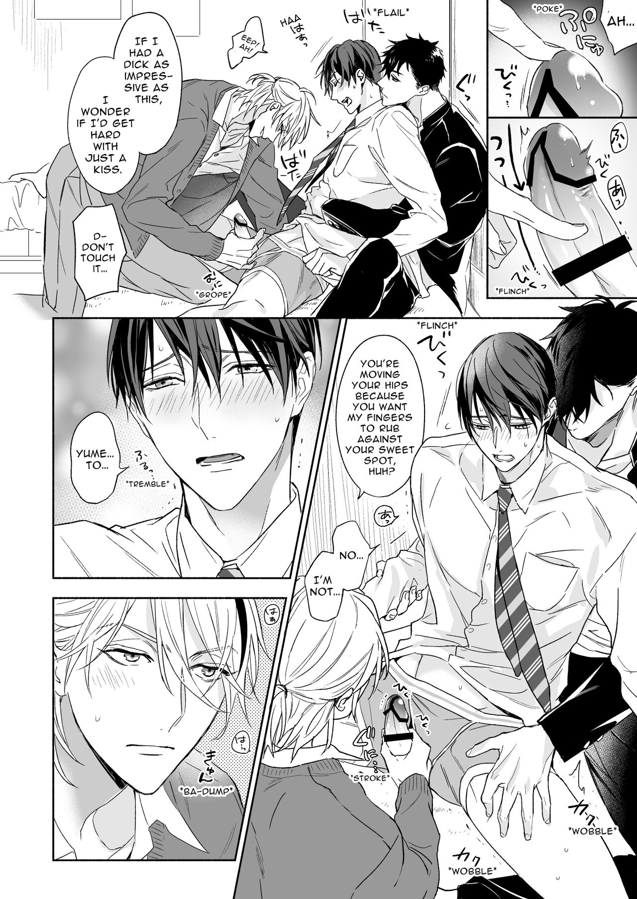 Tachi to Neko Docchi ga Ii no? | Top or Bottom? ~Sweaty 3-Way Sex~ page 12 full