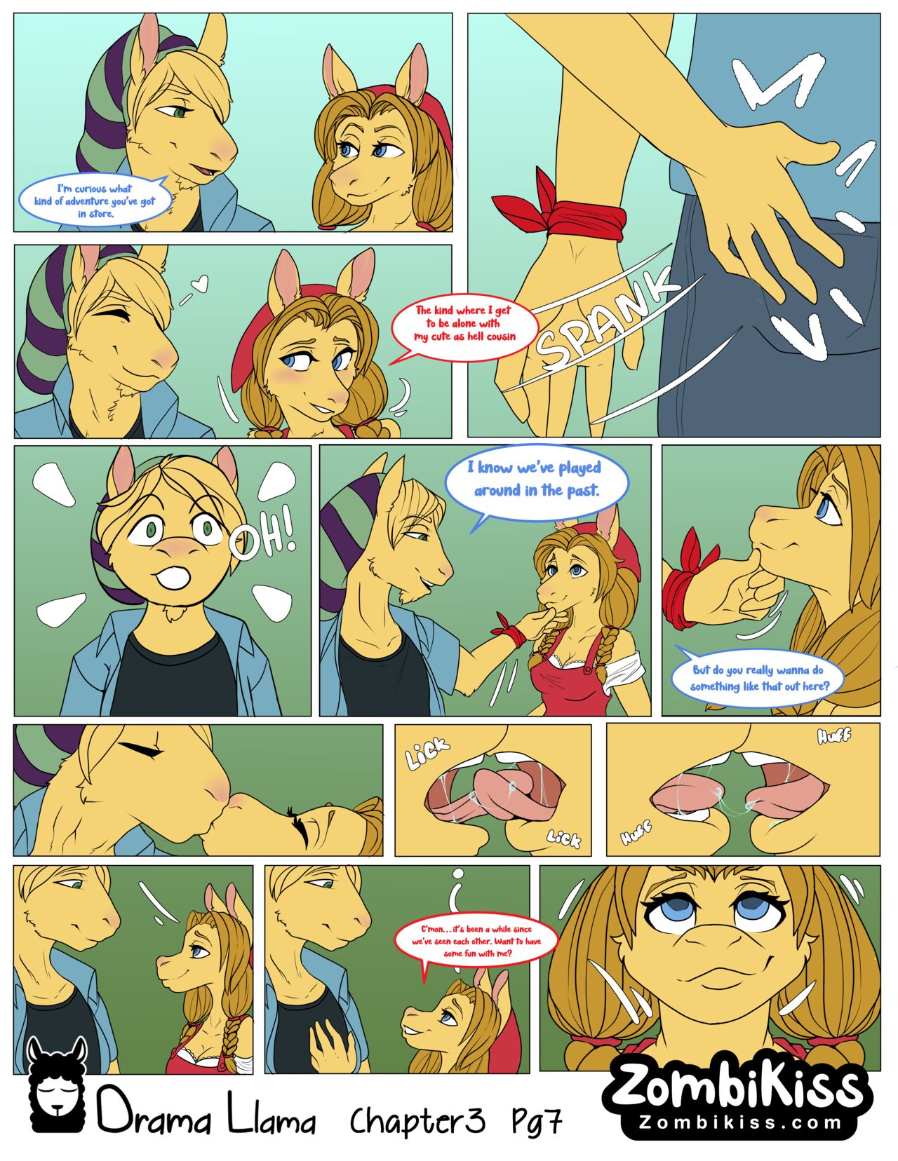 Drama Llama Ch. 3 page 8 full