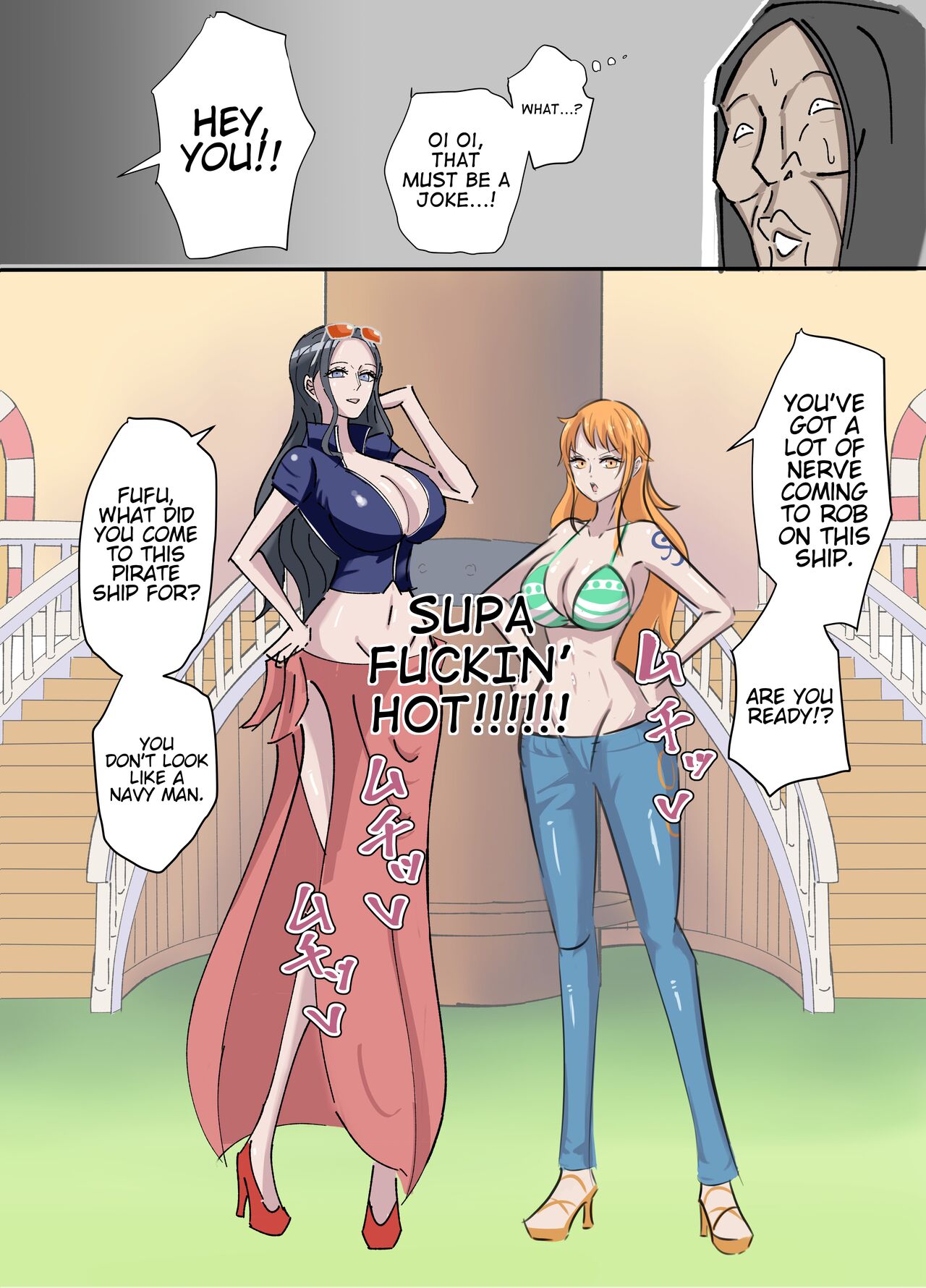 One Piece X Creepy Guy Who Has Invincible Power page 3 full