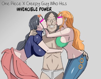 [Ekaki Gaikokujin] One Piece X Creepy Guy Who Has Invincible Power (One Piece) [English] cover