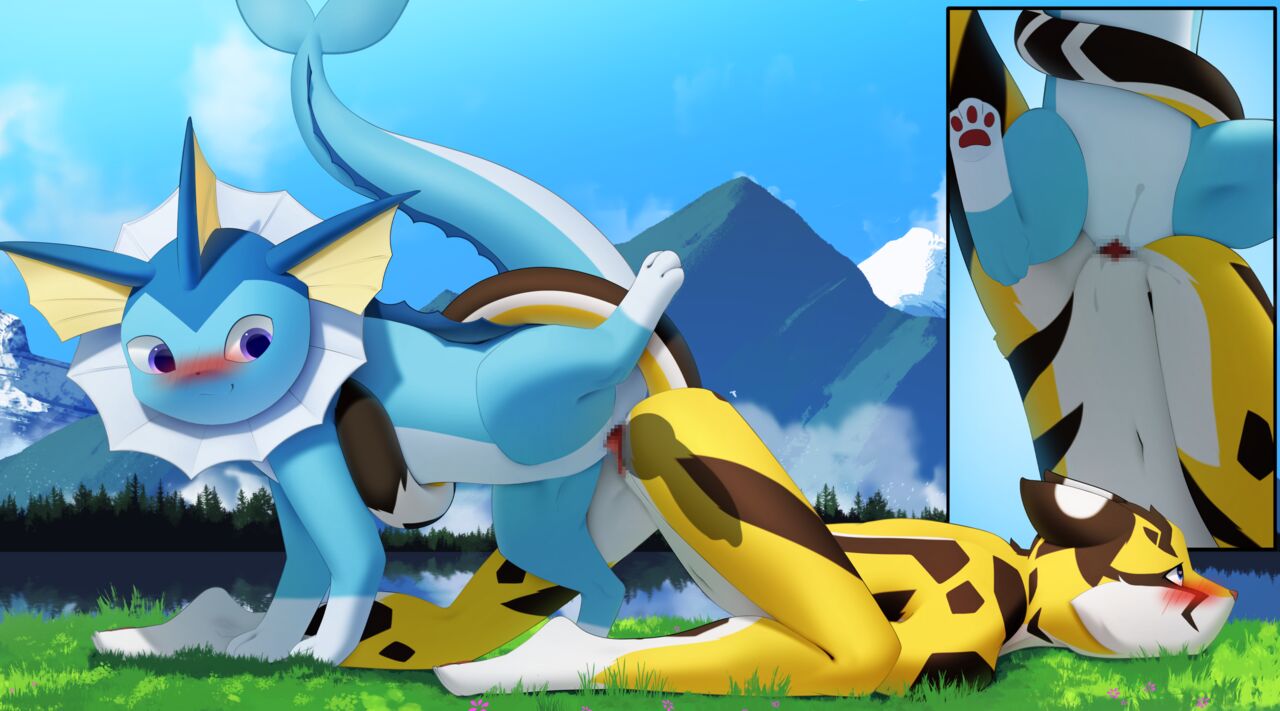 Steel Cat - The wild Vaporeon used knotting. page 2 full