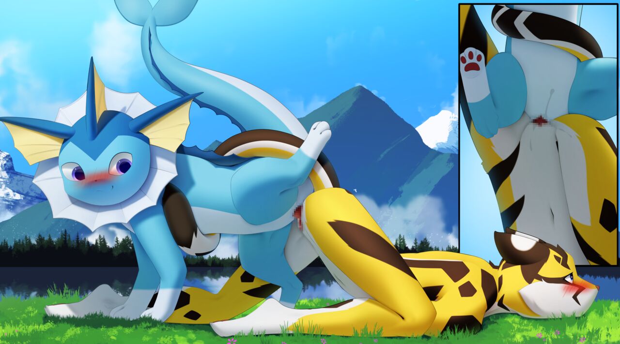 Steel Cat - The wild Vaporeon used knotting. page 3 full
