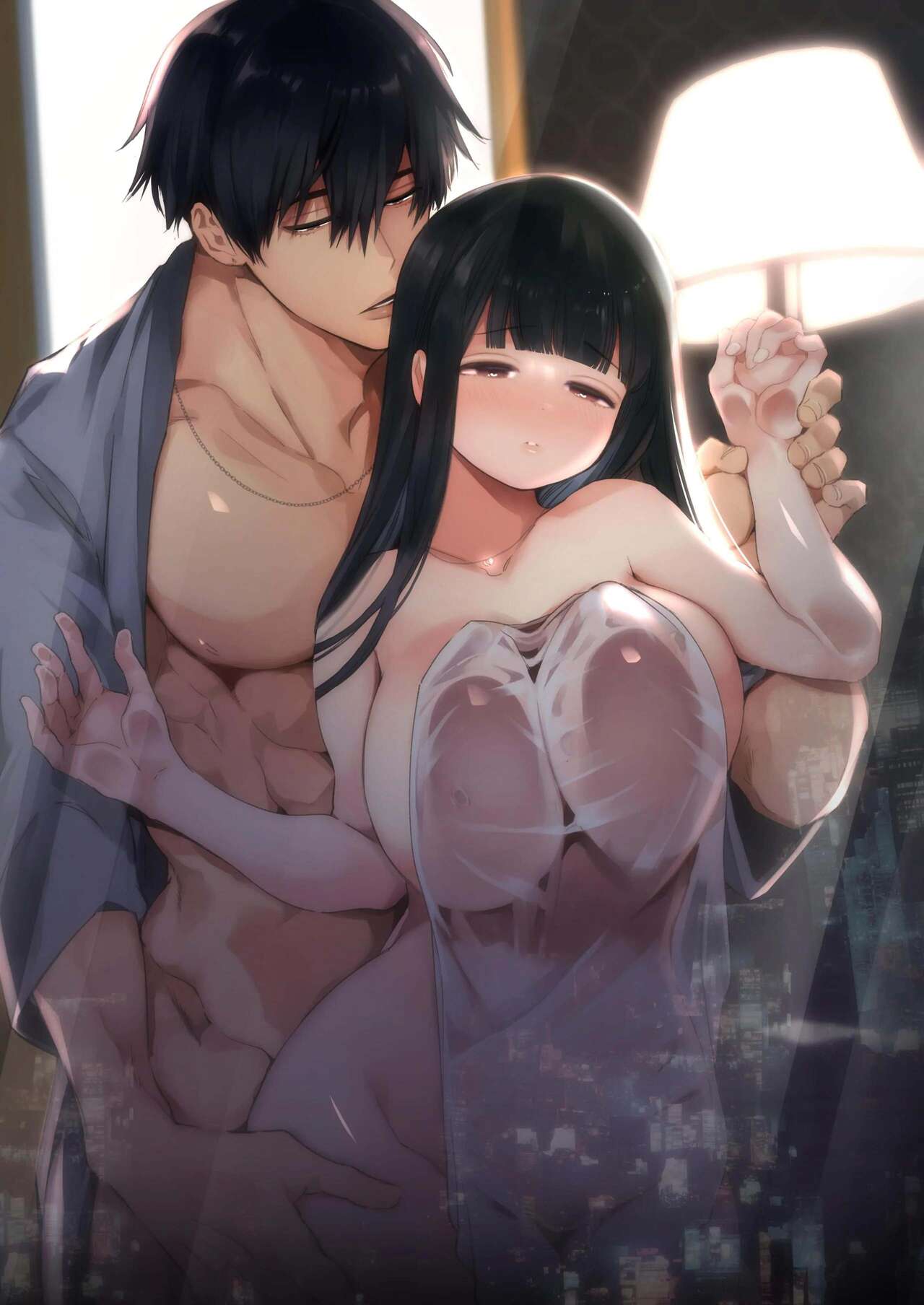 Mayu-chan NTR ~Daigaku Shingaku no Tame Joukyou Shita Kanojo ga Onzoushi ni Tsukamari Dekiai Sarete Shimatta~ | Mayu-chan NTR ~Big Dick in the Big City~ page 2 full