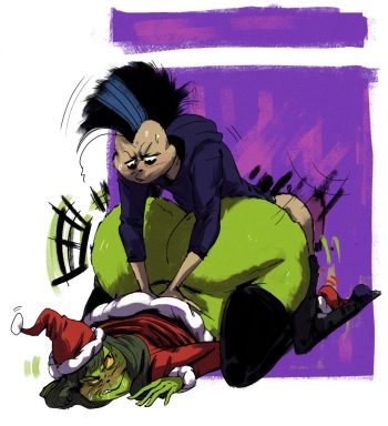 [redandblacktac] Came to the Wrong House (The Grinch) cover