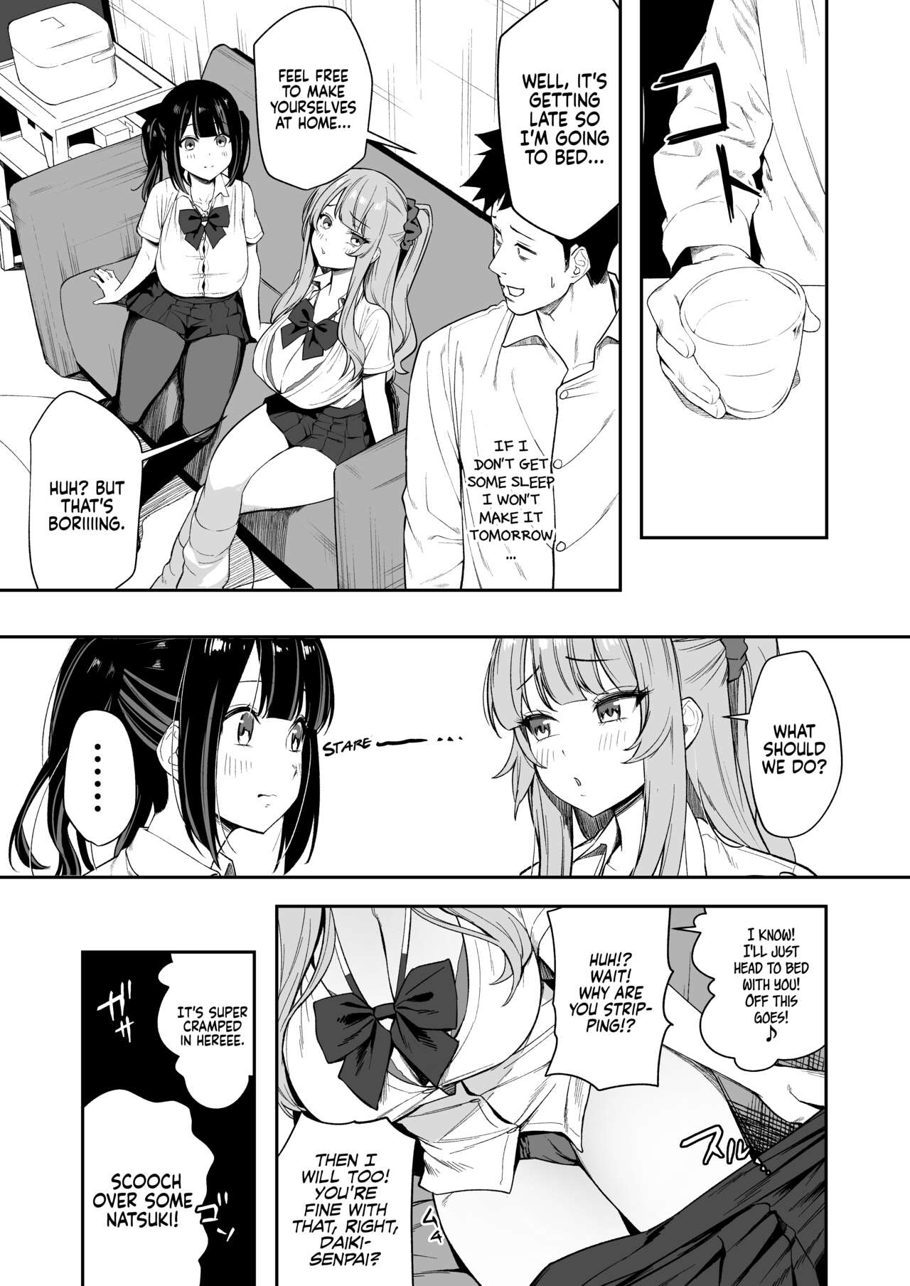 Senpai, Kyou Tomatte mo Ii yo ne? | Can we stay at your place tonight Senpai? page 12 full