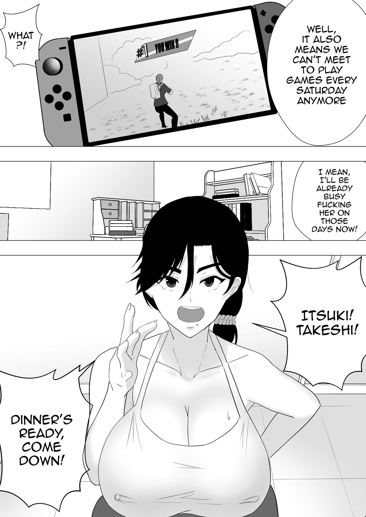 Kimottama Kaa-chan ~Genki Mama ga Boku no Dekachin ni Ochiru made~ | Gutsy Mom ~Until The Energetic Mother Falls To My Giant Dick~ page 11 full