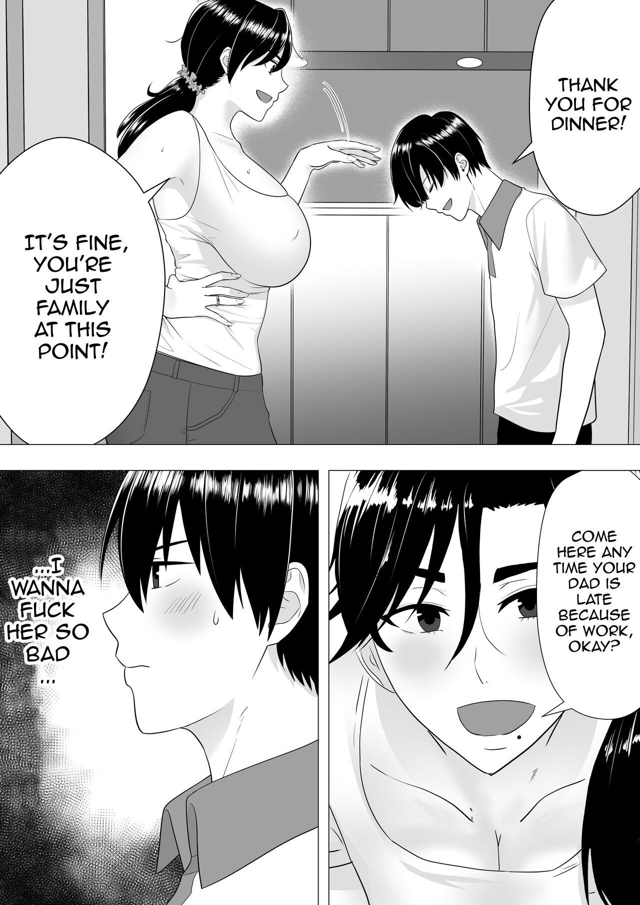 Kimottama Kaa-chan ~Genki Mama ga Boku no Dekachin ni Ochiru made~ | Gutsy Mom ~Until The Energetic Mother Falls To My Giant Dick~ page 12 full