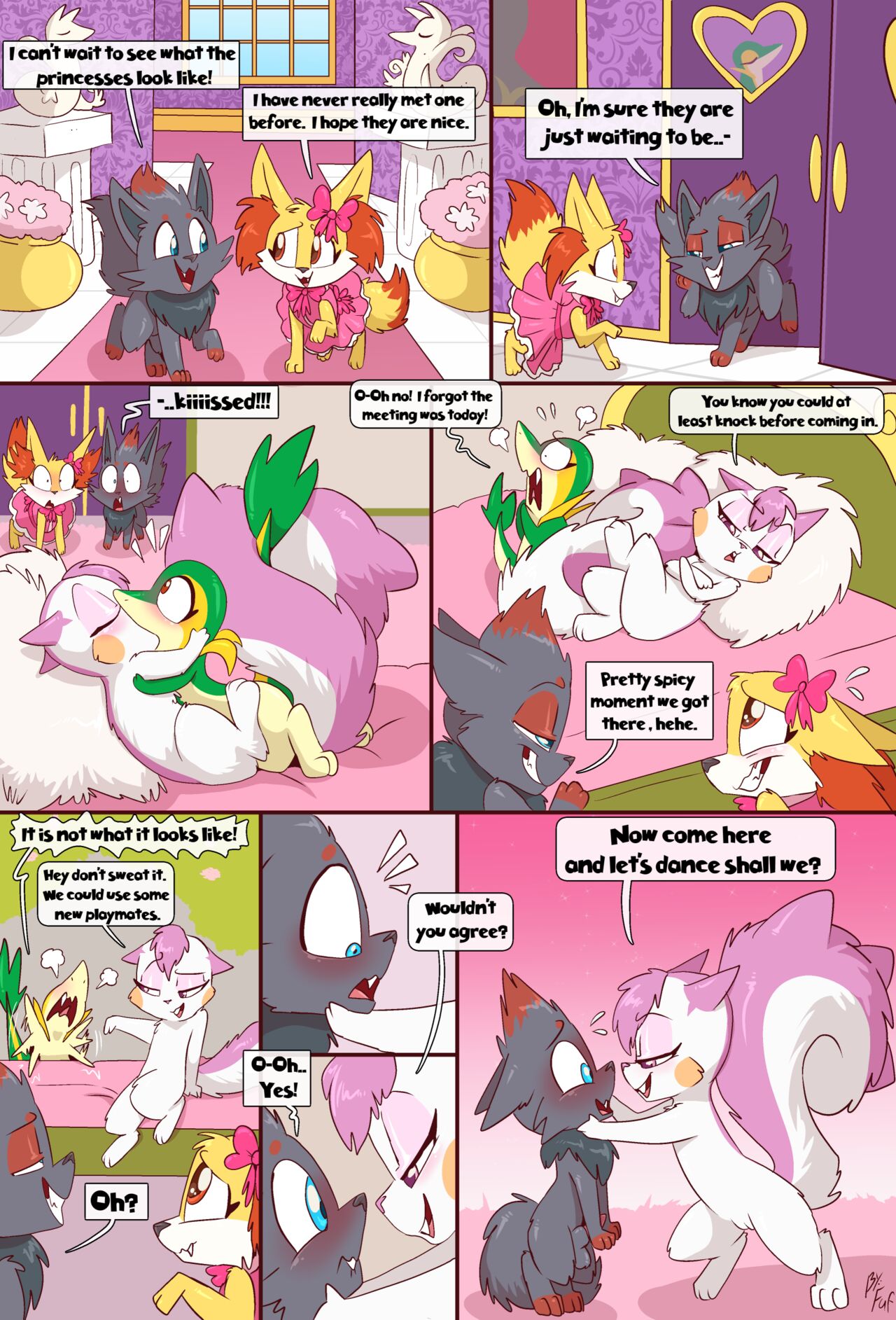 Meeting the Princesses page 1 full