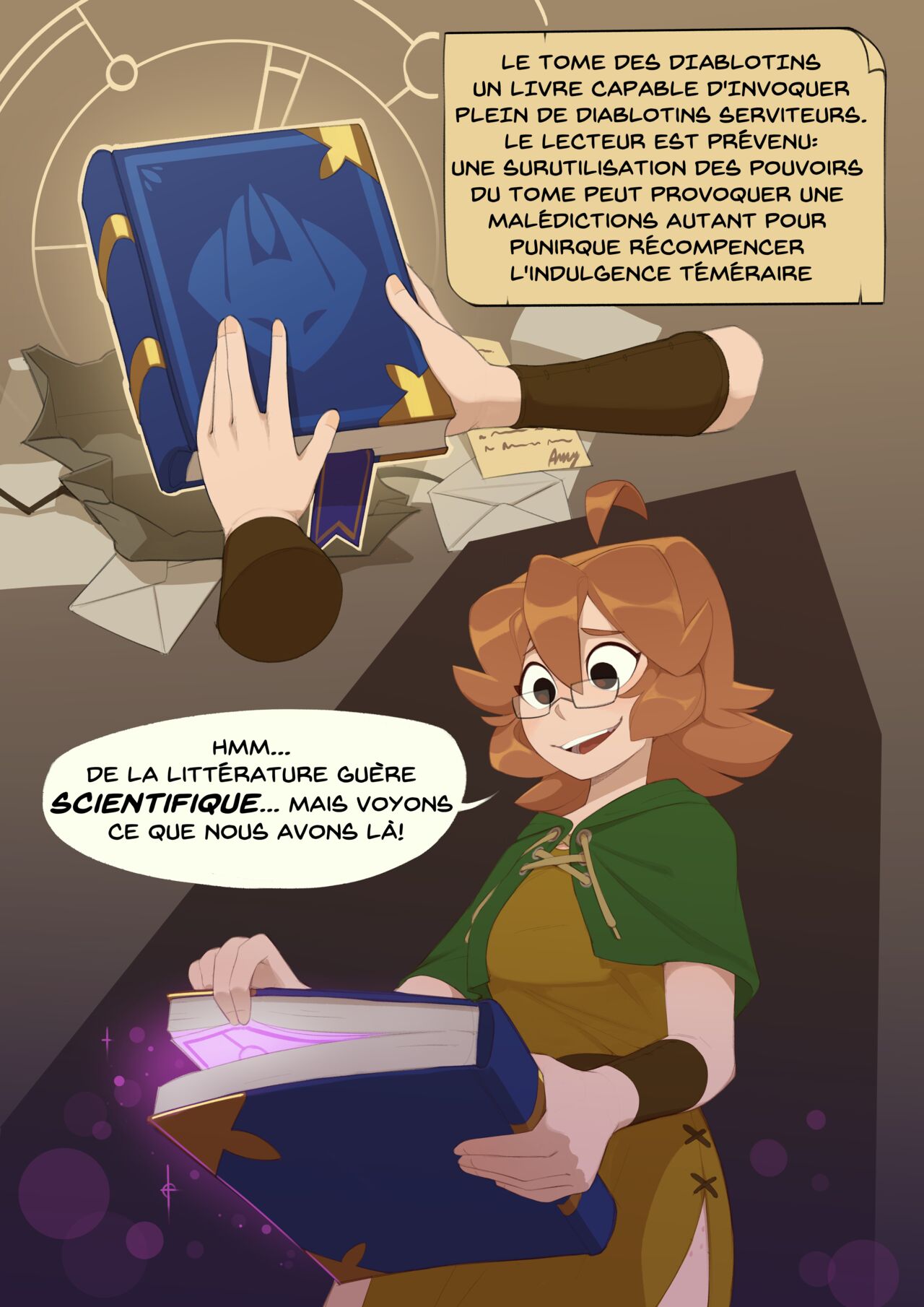 &  Monster Researcher Eclair and the Tome of Imps page 1 full