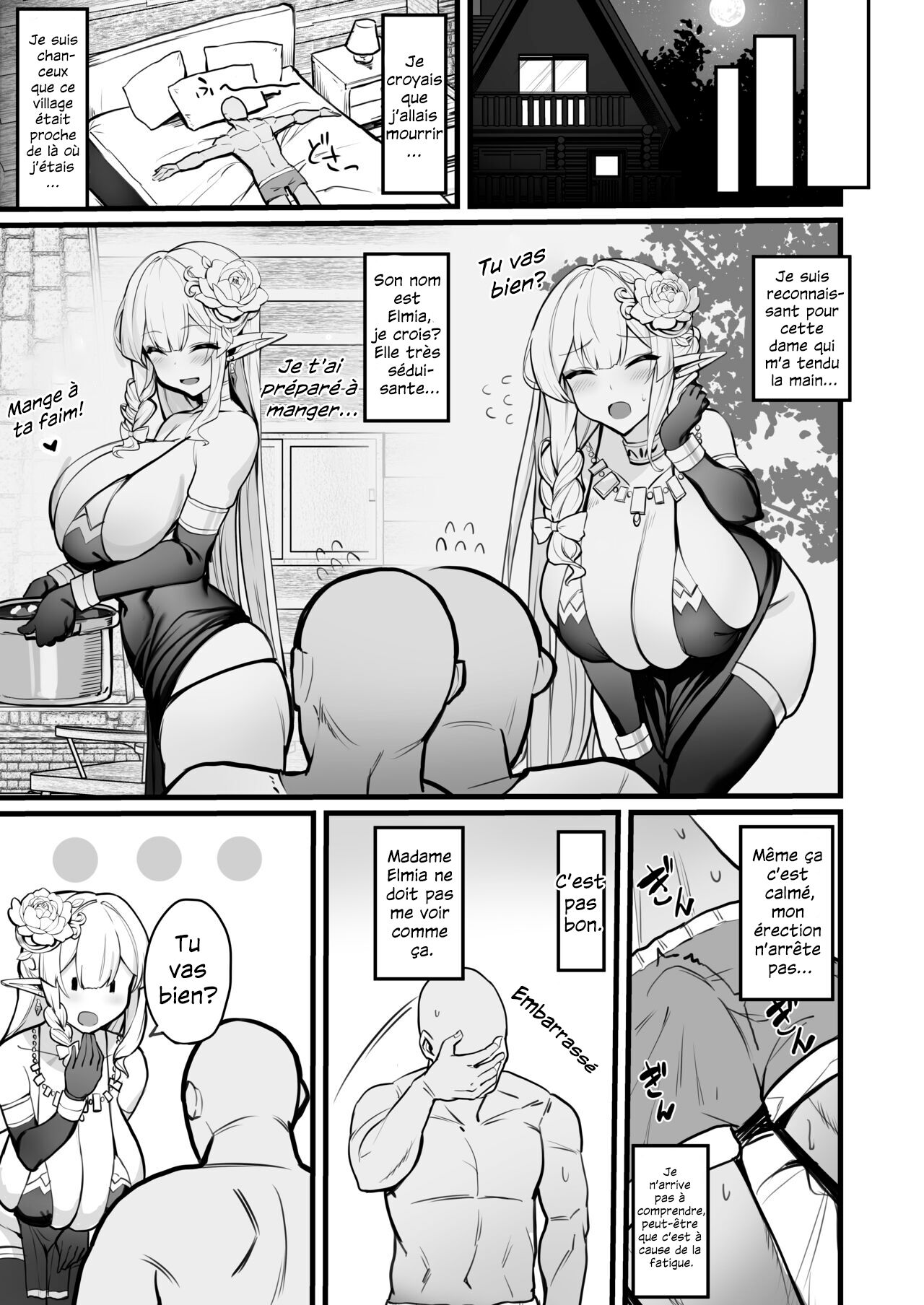 Elf Mama-San no manga | Le manga d'une Elfe mariée frustrée page 7 full