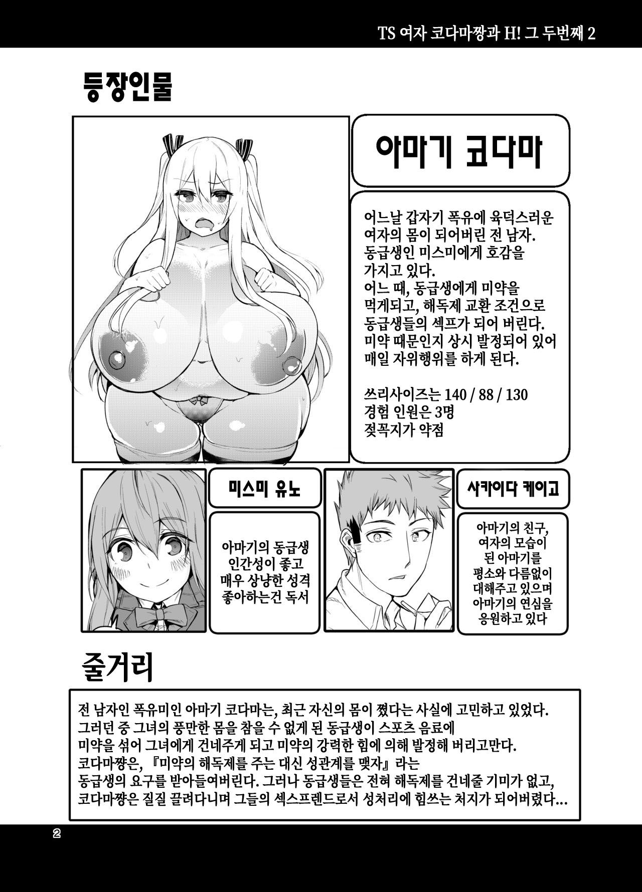 TS Musume Kodama-chan to H! Sono 2｜TS녀 코다마쨩과 H! 그 2 page 3 full