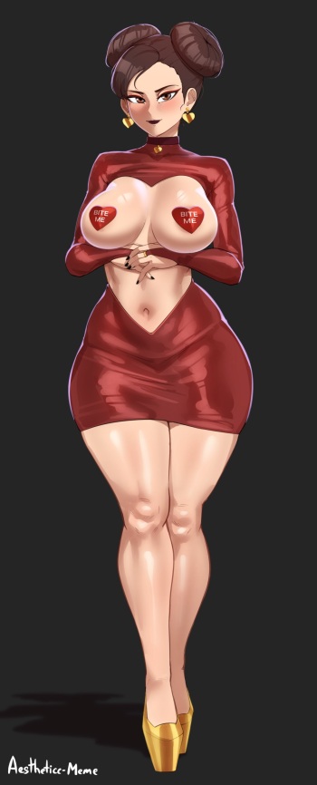 [Aestheticc-Meme] Granny Chunny's Valentine's Date (Street Fighter) cover