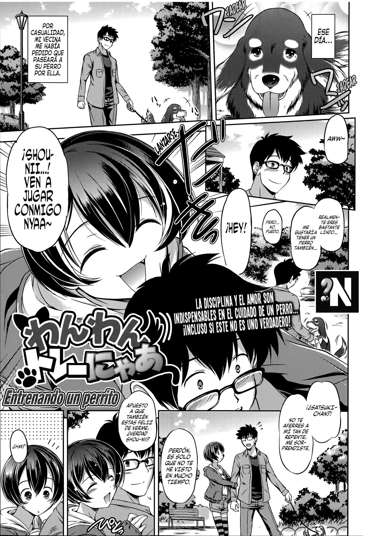 Wan Wan Trainyaa | Entrenando a un Perrito page 1 full
