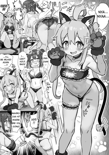 [Fuzume] Neko Lingerie Mahiro-chan o Shiboritoru Imouto no Mihari-chan (Onii-chan wa Oshimai!) [English] [Kozoto] cover