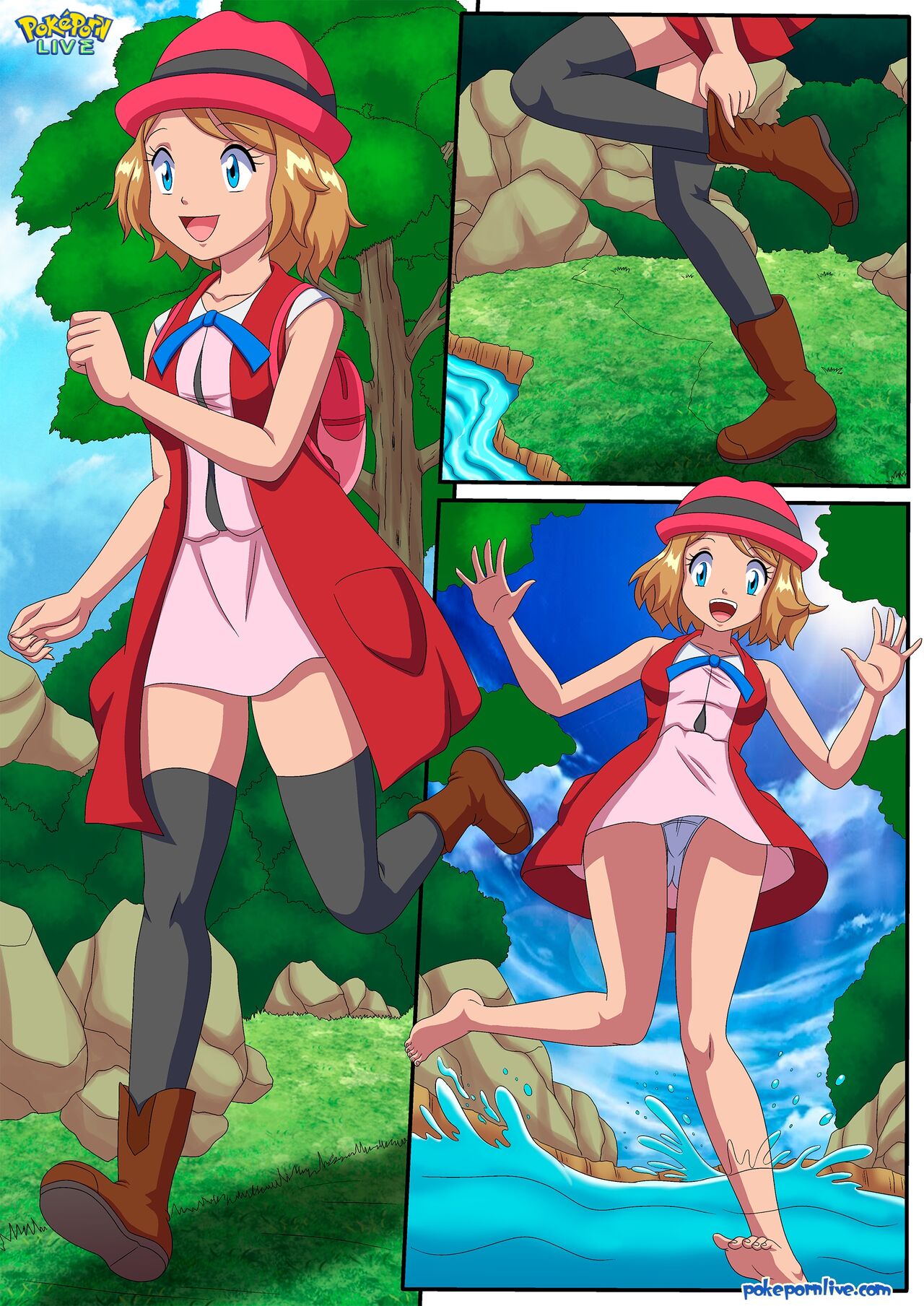 A hot break on the forest page 4 full
