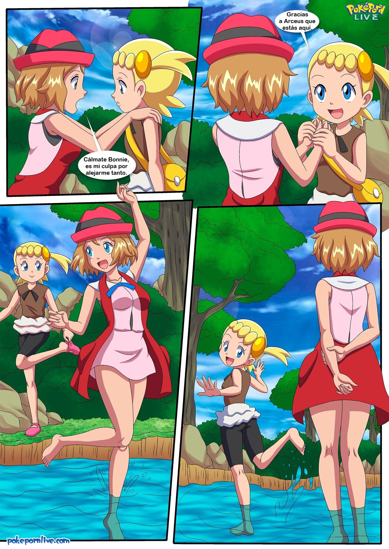 A hot break on the forest page 8 full