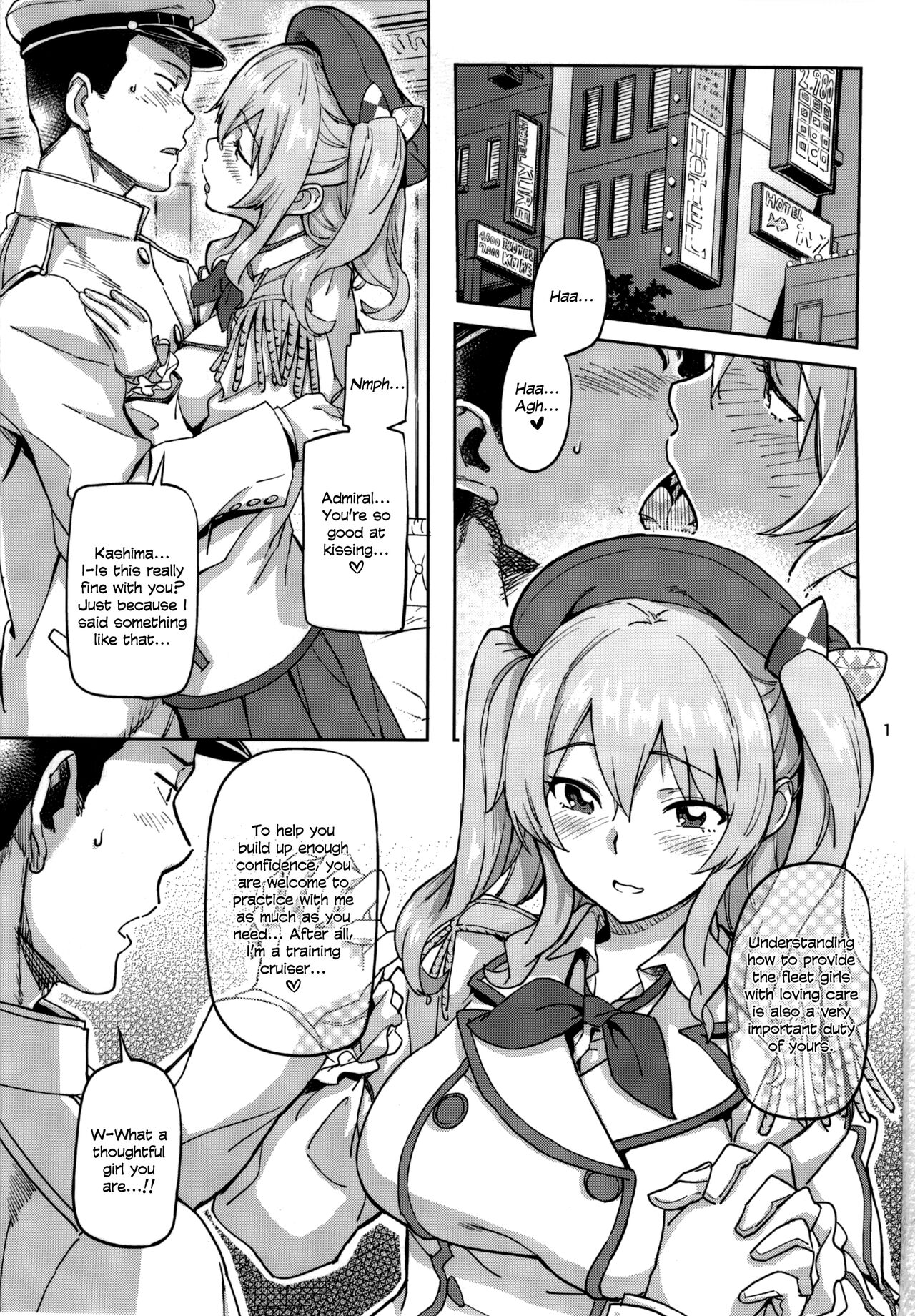 Kashima to Yoru no Renshuukan | Nighttime Sex Training with Kashima page 3 full