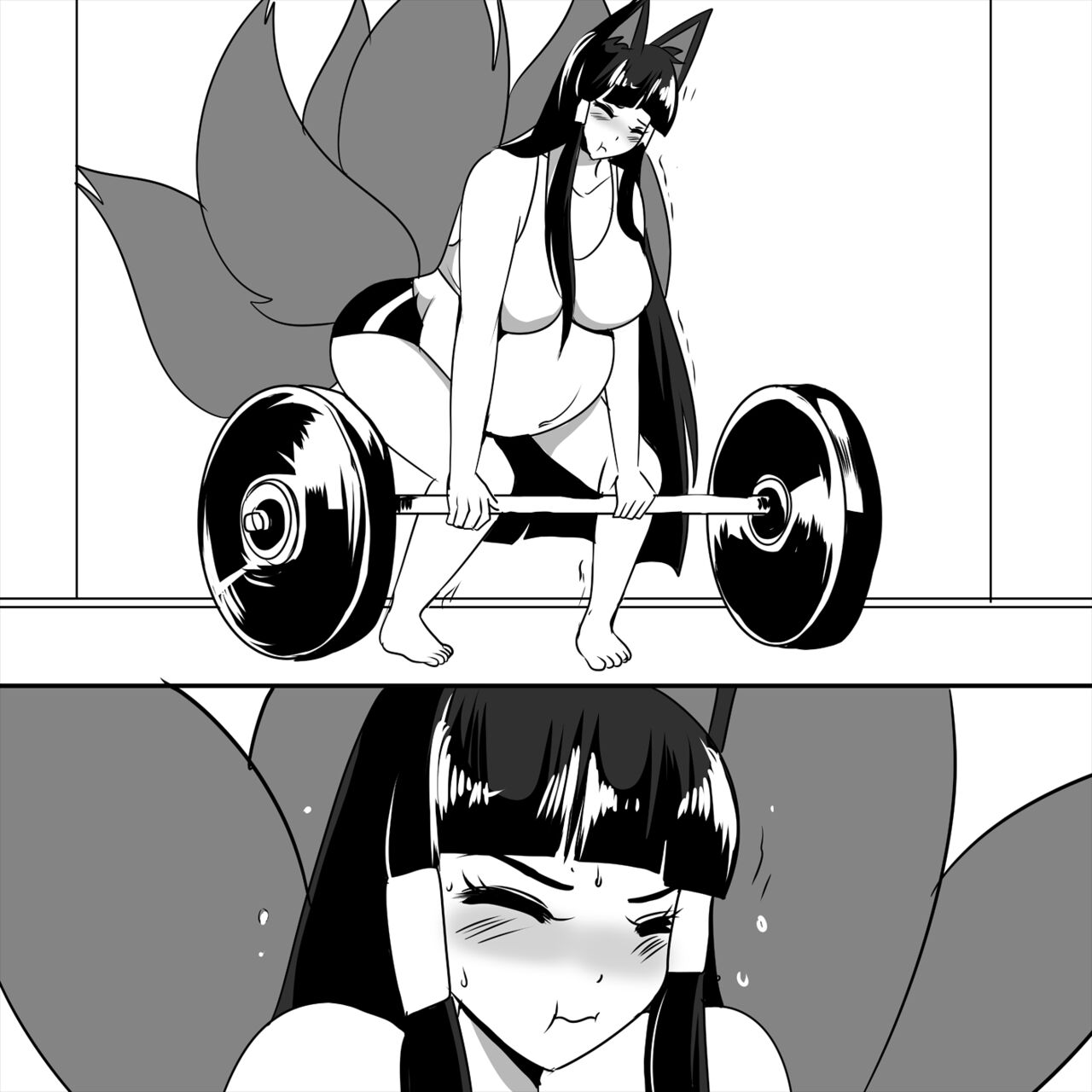 Akagi and Mikoto Pregnant Futa page 12 full