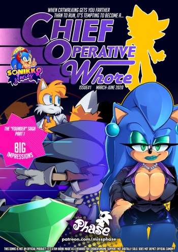 [Miss Phase] Chief Operative Whore #1-5 (Sonic The Hedgehog) cover