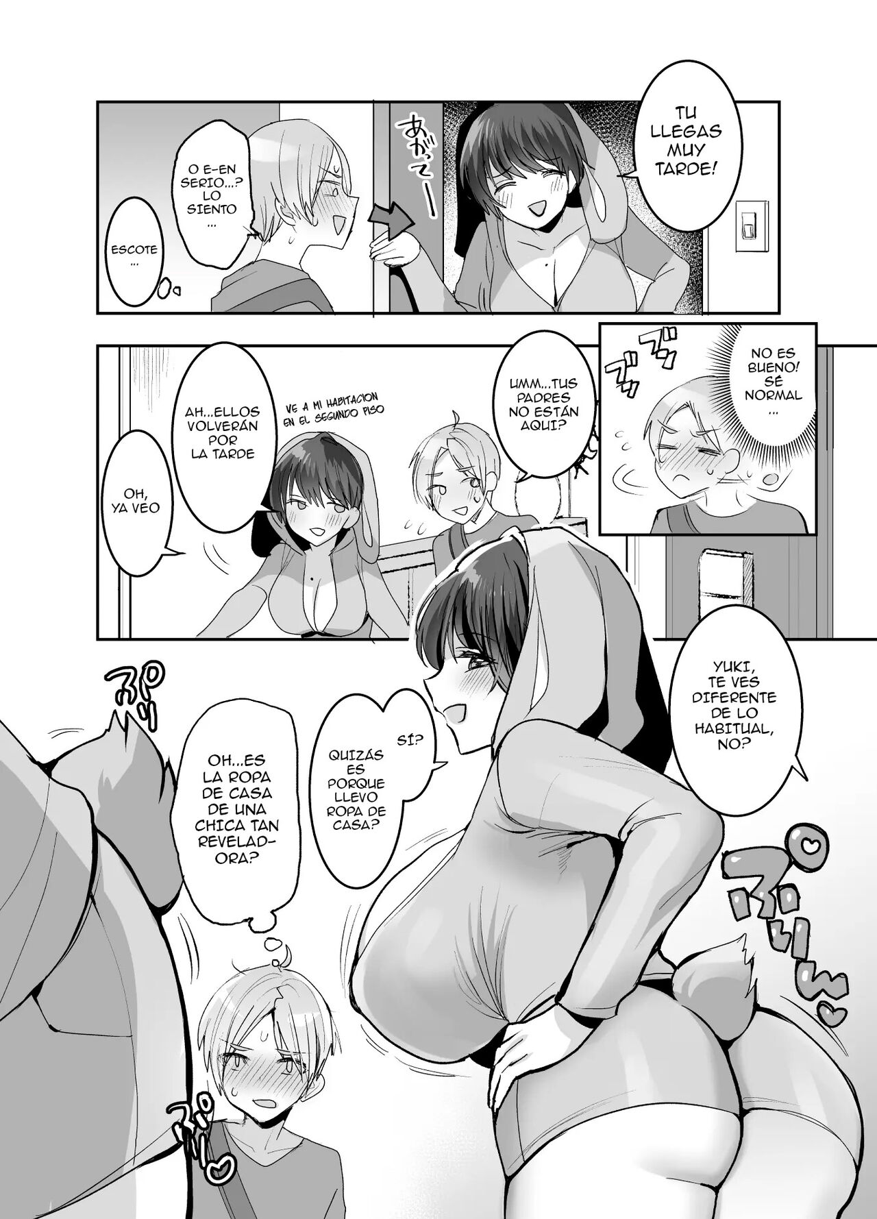 Tomodachidamon ne? ~Kyonyuu Onna Tomodachi ni Semararete Asa made Gachi Nama Koubi!~ | ¿Somos amigos, verdad? ~Una amiga de grandes pechos me obligó a tener sexo rudo hasta la mañana.〜 page 4 full