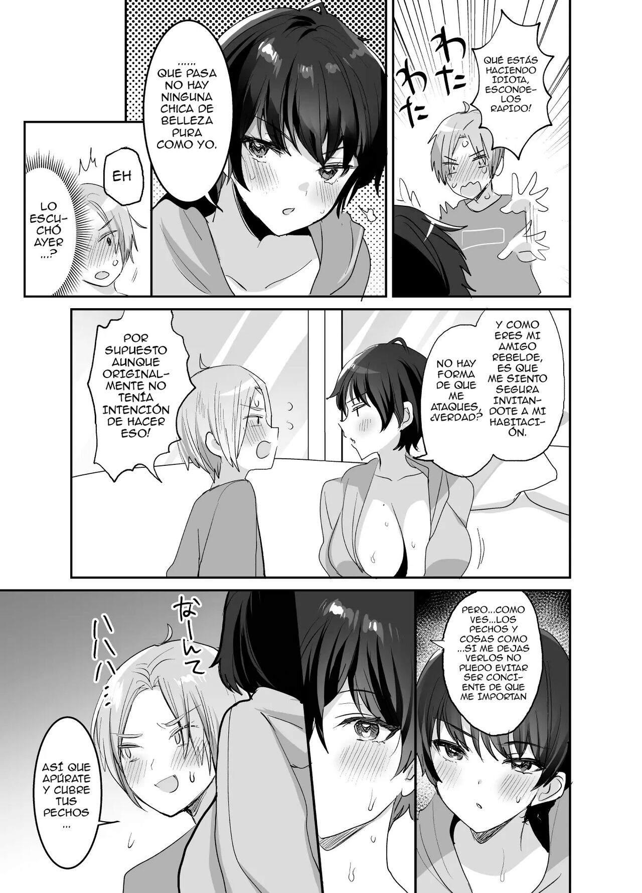 Tomodachidamon ne? ~Kyonyuu Onna Tomodachi ni Semararete Asa made Gachi Nama Koubi!~ | ¿Somos amigos, verdad? ~Una amiga de grandes pechos me obligó a tener sexo rudo hasta la mañana.〜 page 7 full