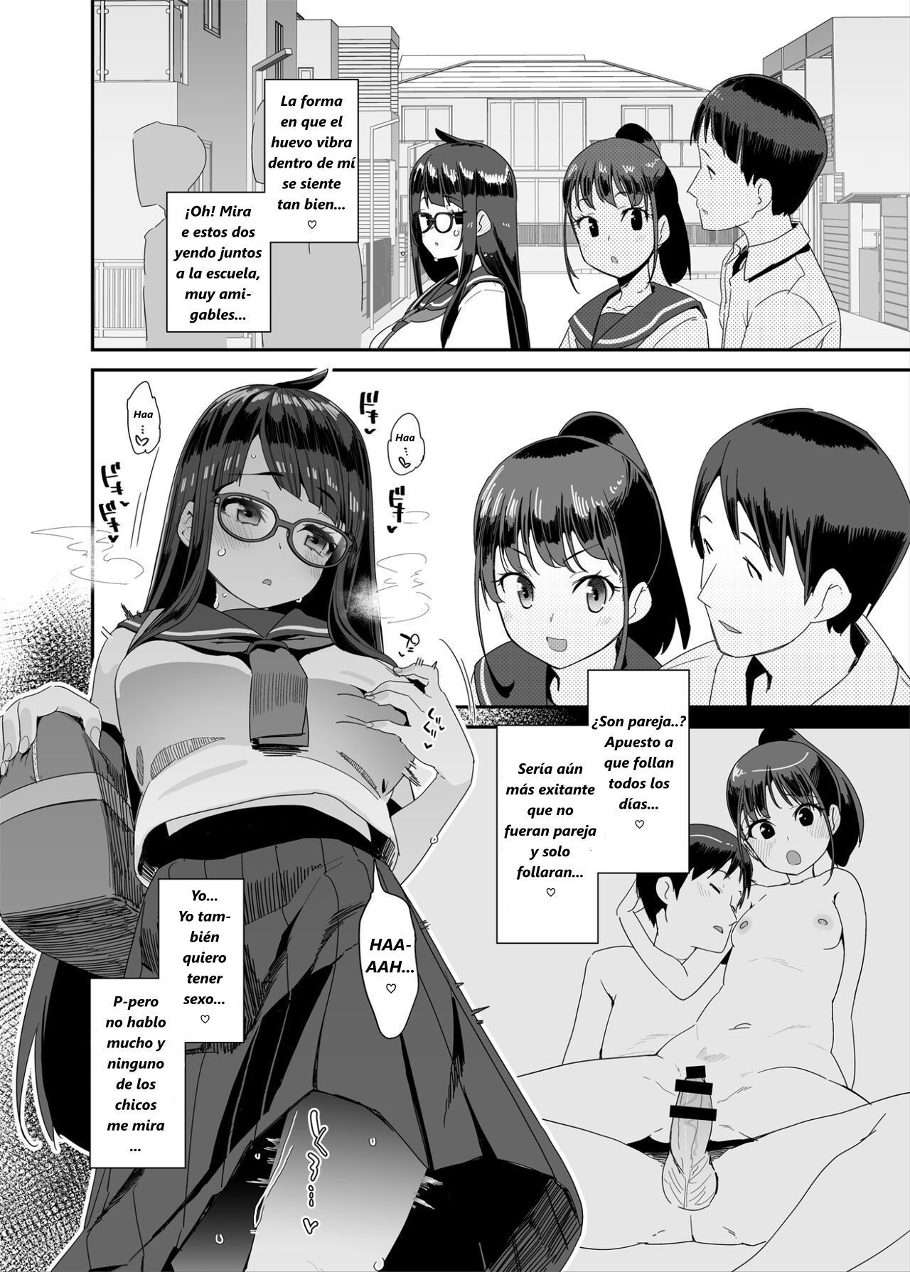 Dosukebe Kyonyuu Joshi ga Kounai Onanie suru Hanashi to Acme Jitensha de Osanpo Onanie suru Hanashi | Una Historia sobre una Chica de Secundaria Lasciva de Grandes Pechos Masturbándose en la Escuela page 11 full