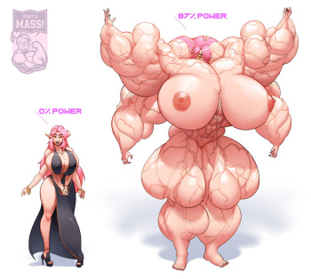 [What a Mass!] Lasari Muscle Growth Giantess Transformation (+Animation) cover