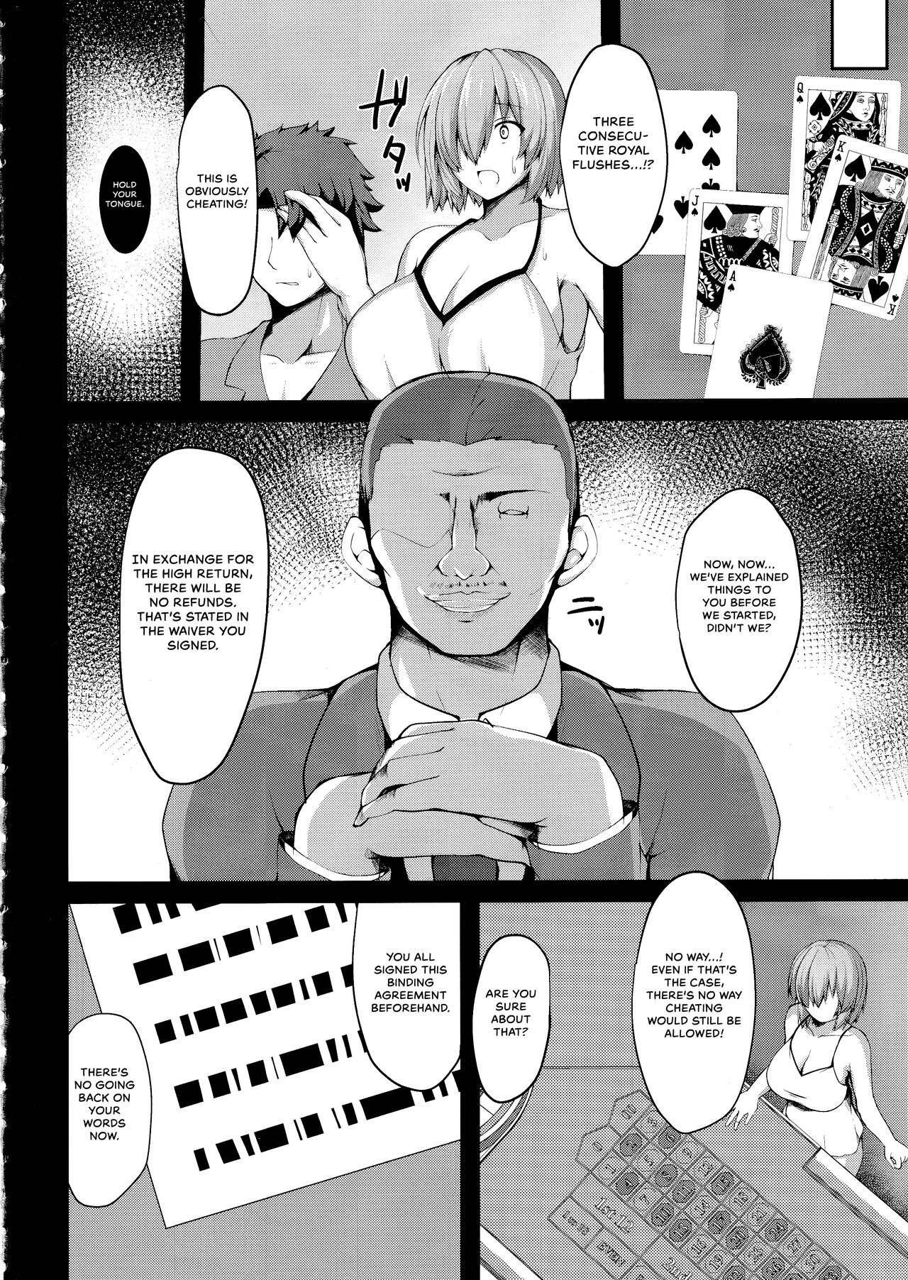 Sex Hensai Ura Casino Mash Kyrielight - Repay debt at Illegal casino page 3 full