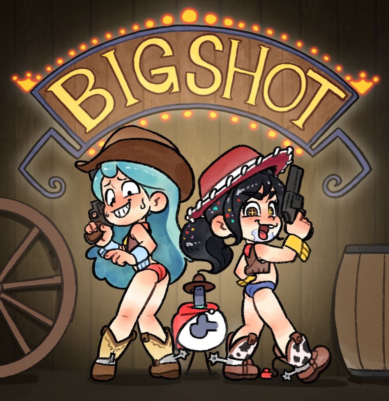 Vanellope & Hilda Cowgirls page 3 full