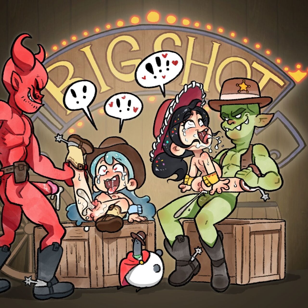 Vanellope & Hilda Cowgirls page 7 full