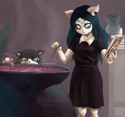 Claire brews the wizard bulk ale