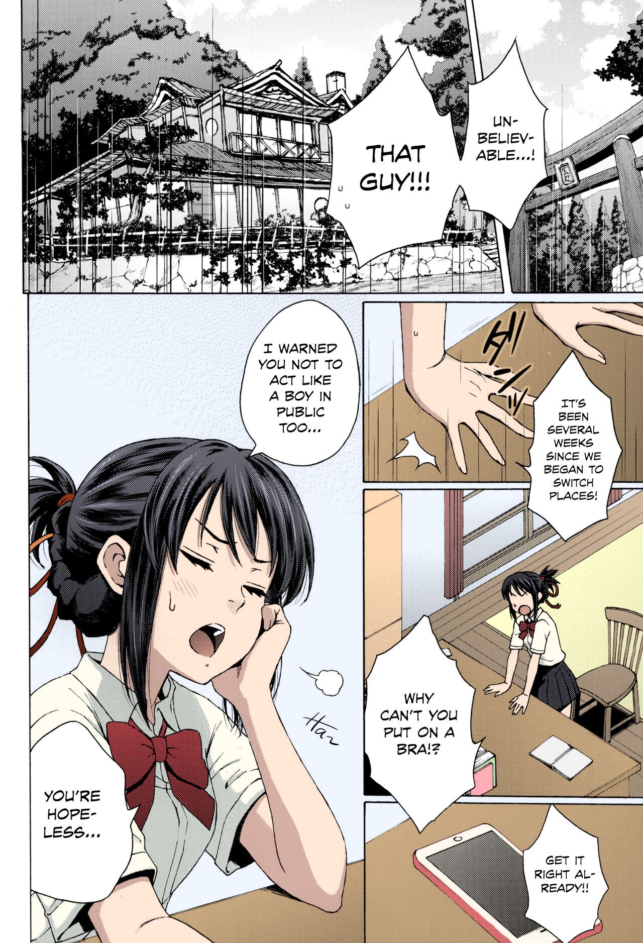 Kimi no Na wa. - & and & - Mitsuha Miyamziu & Teshigawara Katsuhiko page 4 full