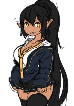 River - Dark Elf Gal