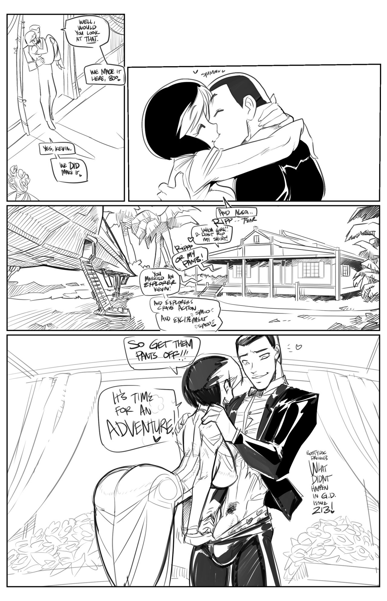 Honeymoon Adventure page 1 full