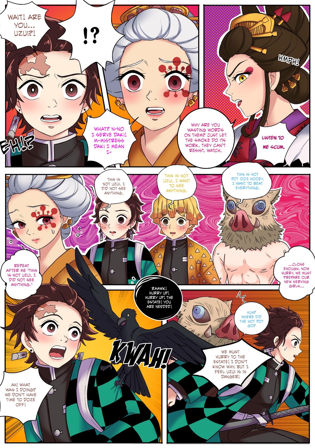 Demon Slayer | Kimetsu No Yaiba: Red Light District page 12 full