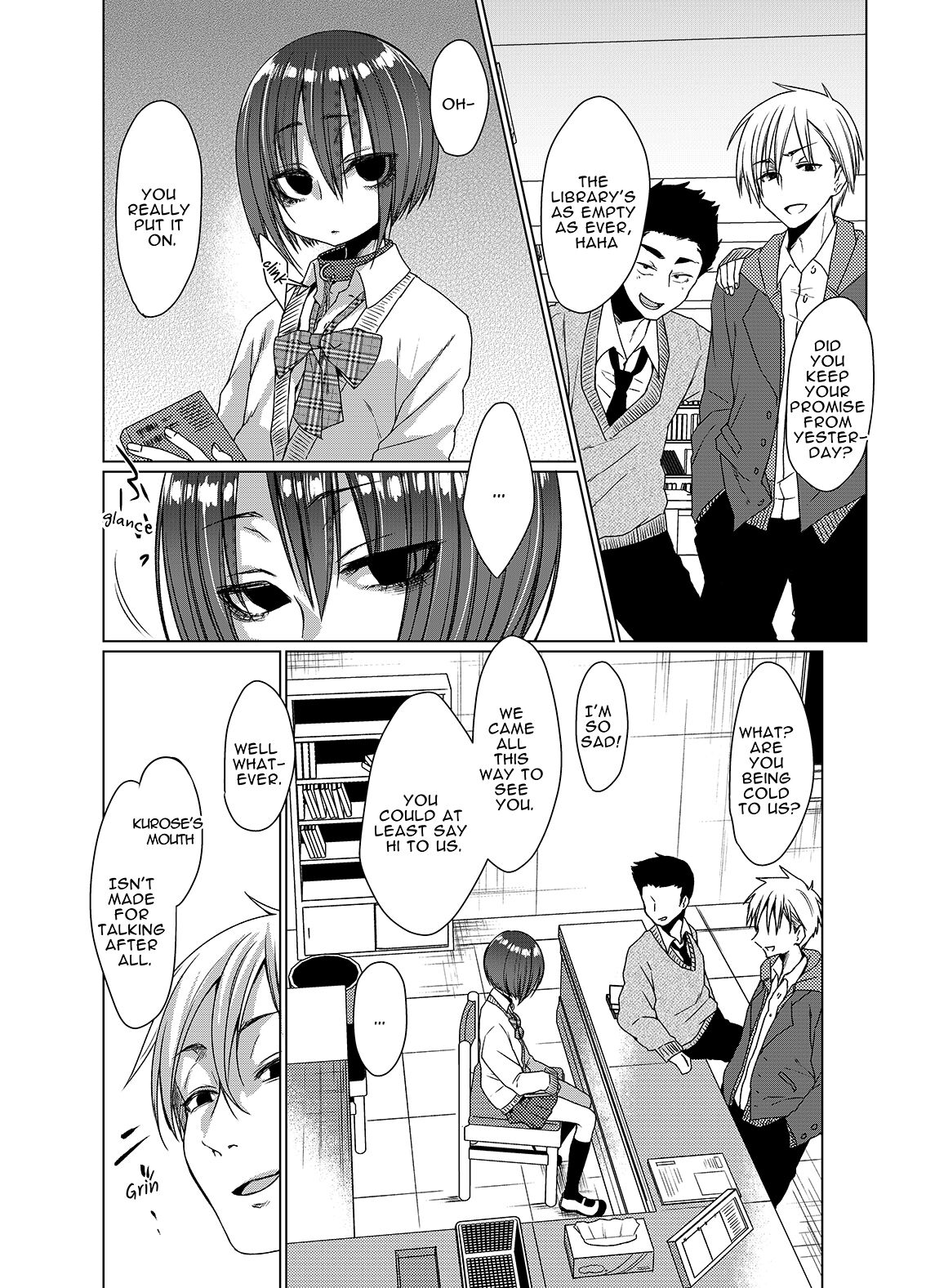 Mukuchi na Kurose-san wa Orera no Iinari | Quiet Girl Kurose is at Our Beck & Call page 3 full