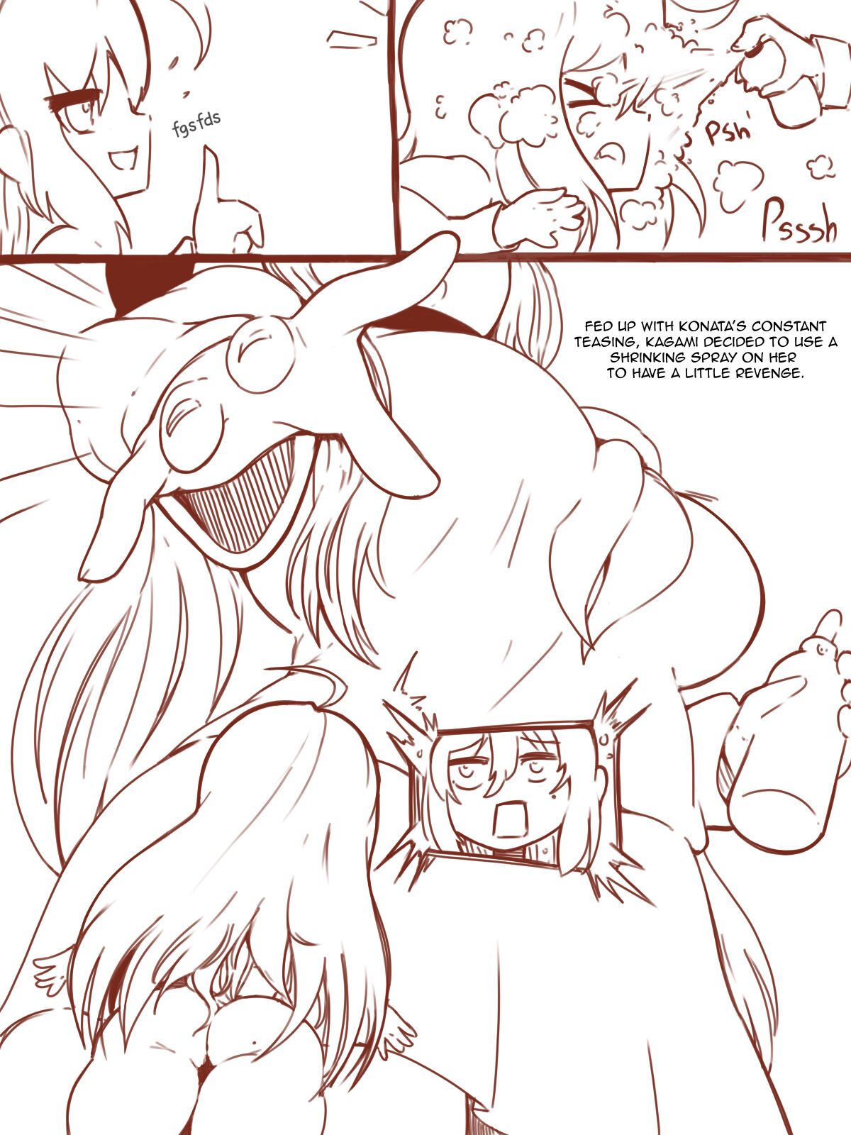 Kagami & Konata page 1 full
