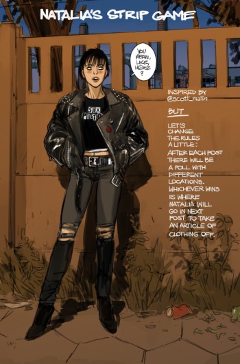 [Au] Natalia's Strip Game (original and textless) cover