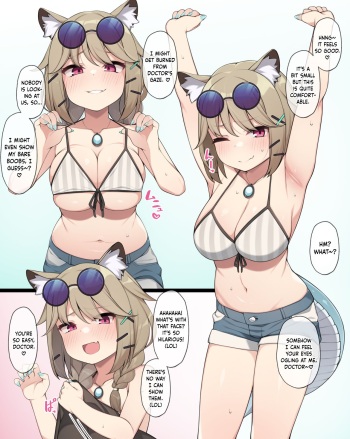 [Moo] Junaiha ni Yoru Utage-chan Mousou E (Arknights) [English] [DKKMD Translations] cover