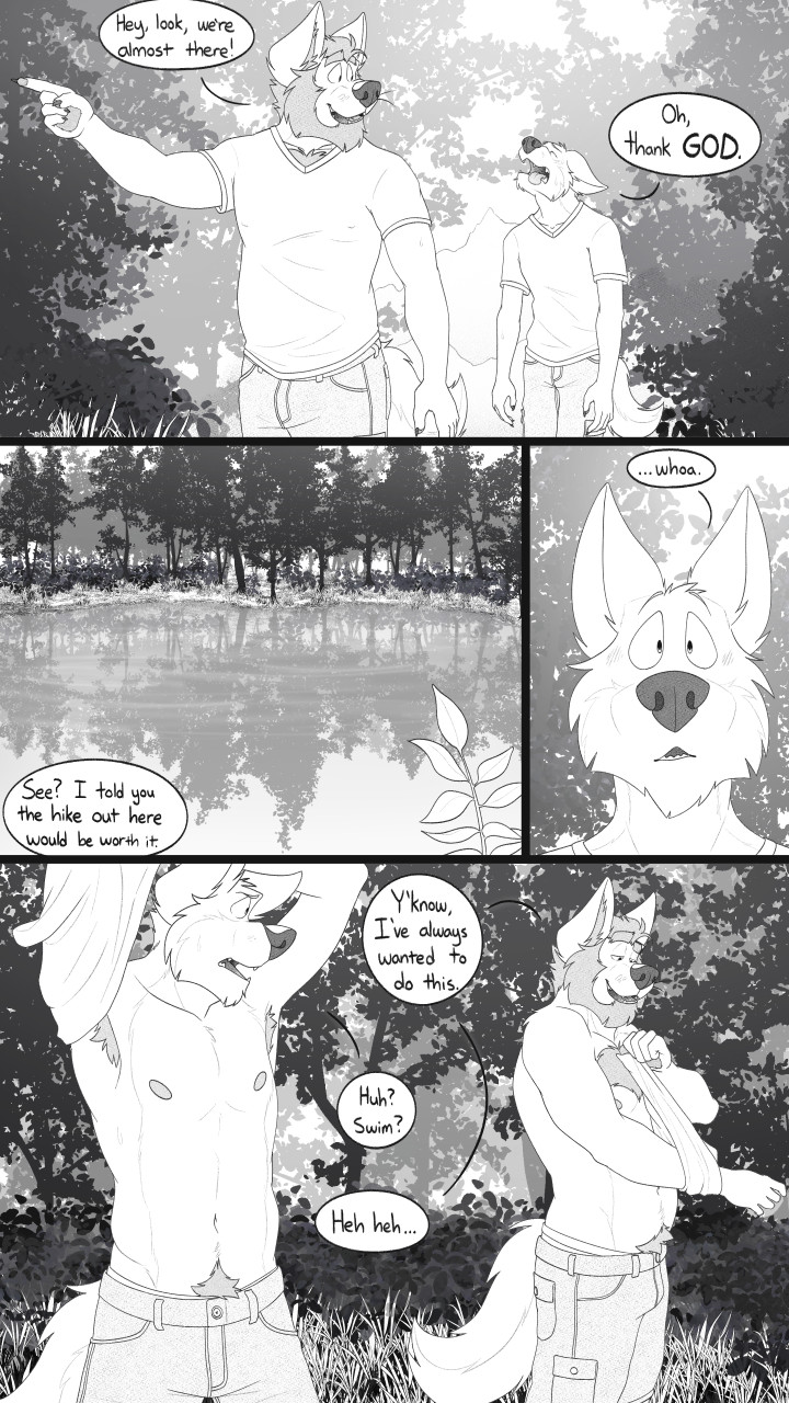 Dad's Spontaneous Skinny-Dipping Surprise~! Redux page 1 full