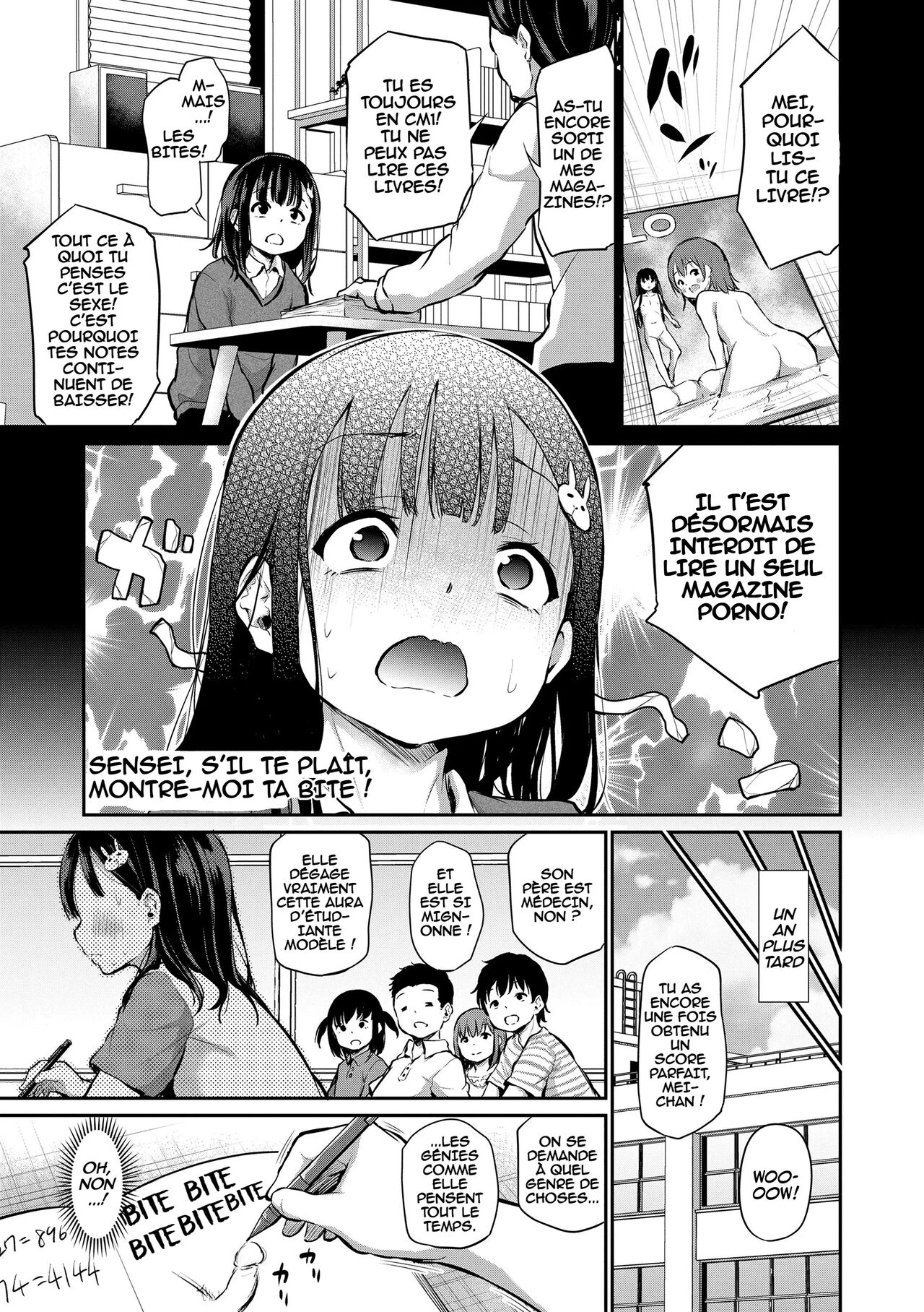 Sensei Ochinchin Misete Kudasai! | Sensei, S'il Te Plaît Montre-moi Ta Bite! page 1 full