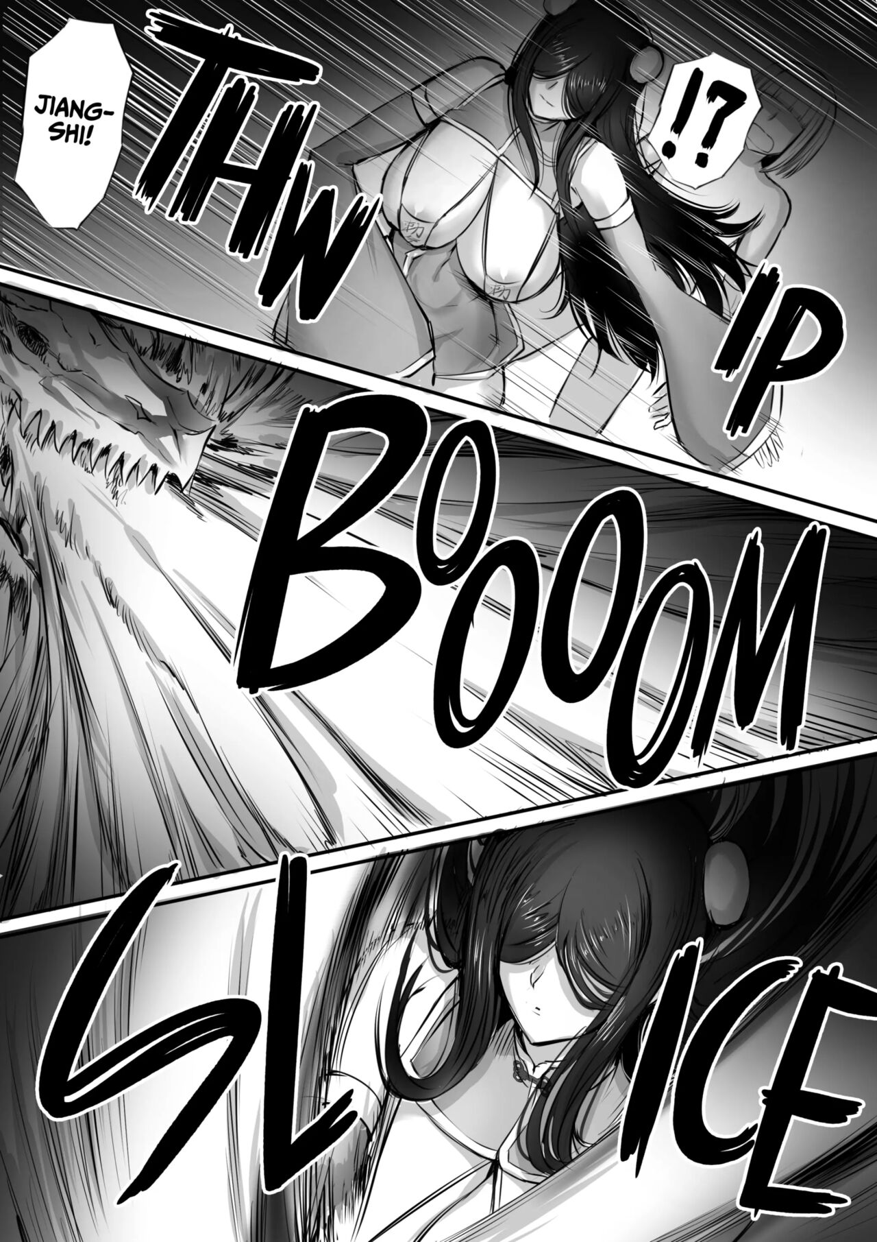 Meikyuu de Kakutou Musume no Shitai o Hirotte Jiangshi ni Shitemita Hanashi 3 | The Story of How After Finding the Corpse of a Martial Arts Girl in a Dungeon, I Tried to Make a Jiangshi 3 page 4 full