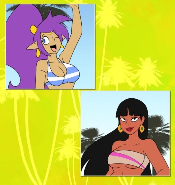 [ComicalWeapon] Booty Clash - Shantae Vs Chel cover